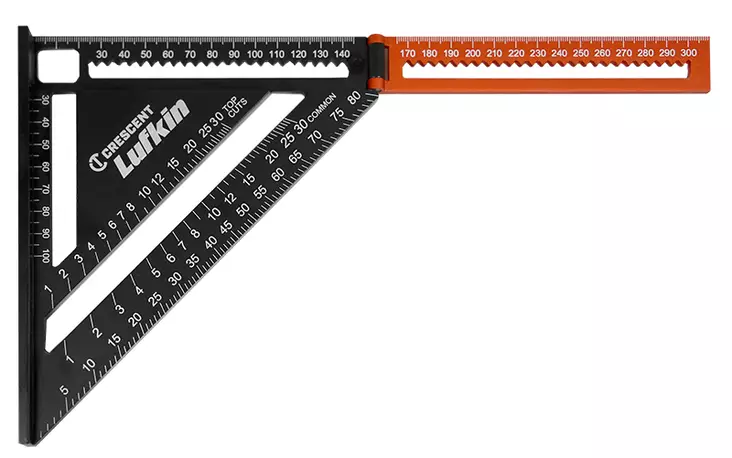 KOLMIOSUORAKULMA ALU 180-300 MM - Suorakulmat ja astemitat - 15755 - 1