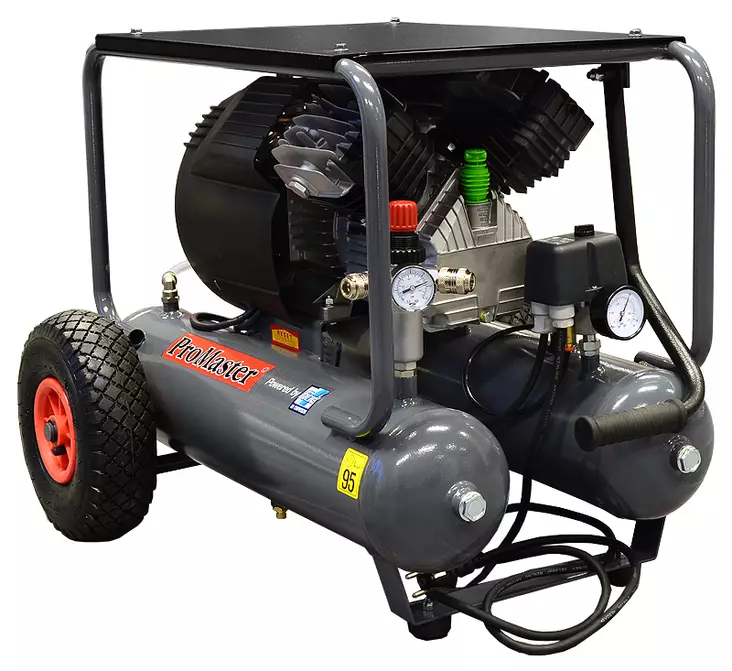 KOMPRESSORI PONY 2X9.5L/300L/2.5HP/230V - Kompressorit - 2665 - 1