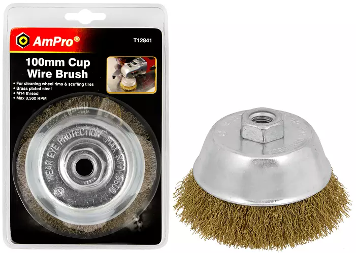 KUPPIPYÖRÖPUHDISTAJA M14/100MM - Teräsharjalaikat ja - harjat - 1495 - 1