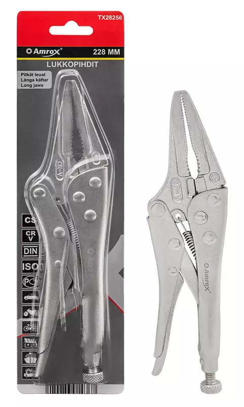 LUKKOPIHDIT 228MM PITKÄ LEUKA - Lukkopihdit - 14955 - 1