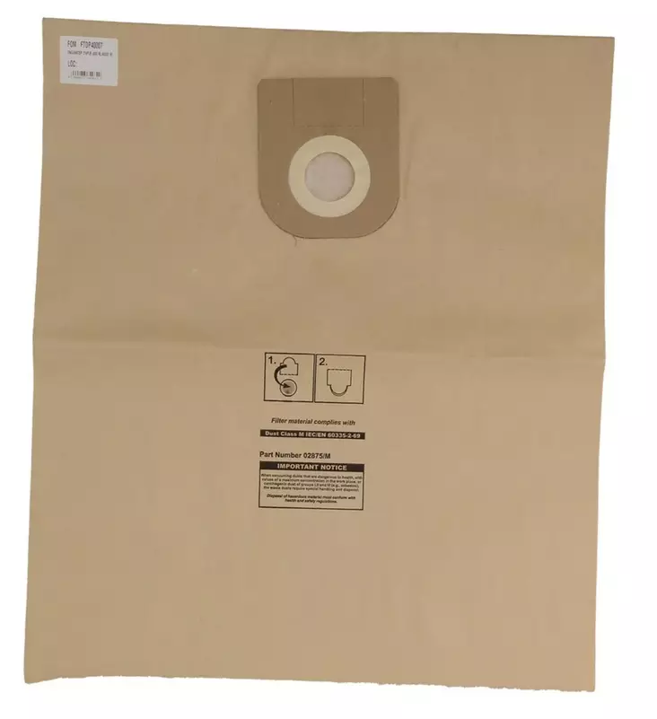 PAPERIPÖLYPUSSI M LUOKKA GS 2/62 - Clen pölypussit - 32225 - 1