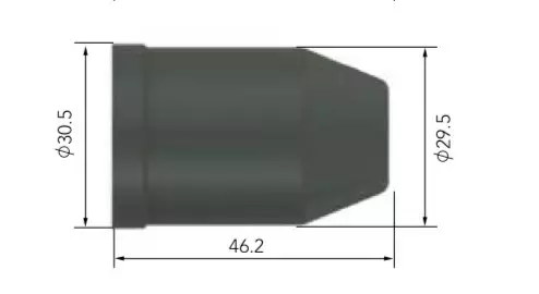 PLASMA SUOJAKUPU P120 1 KPL - Plasma-Polttimet ja kulutusosat - 17035 - 1