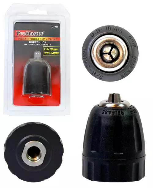 PORAISTUKKA 10MM 3/8" X 24 - Poraistukat- ja avaimet - 2275 - 1