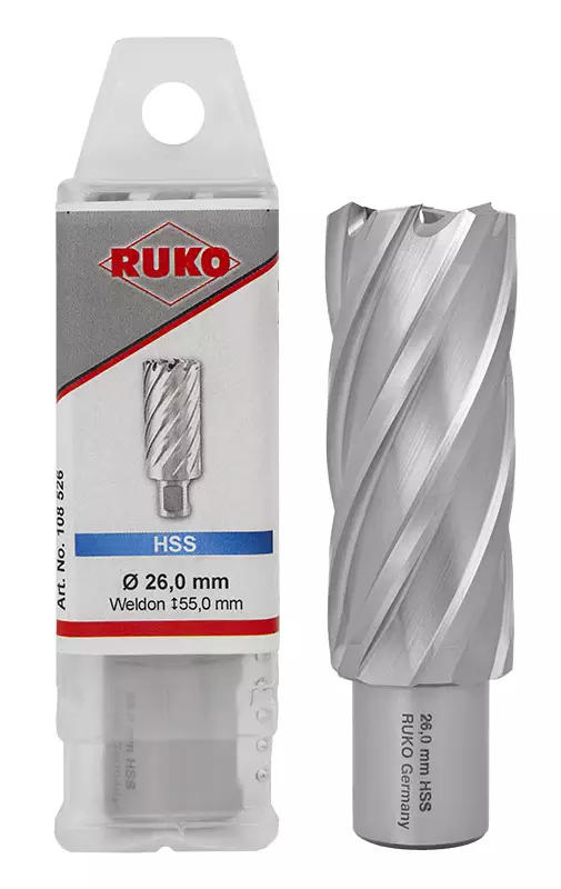 PORAJYRSIN 26MM HSS WELDON-KIINNITYS - Jyrsinporanterät - 12535 - 1