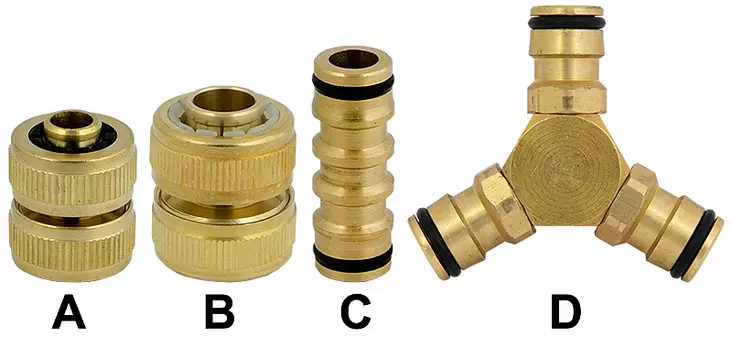 ProMaster JATKOLIITTIMET Messinki - Puutarhaliittimet, -pistoolit ja -letkut - 4635 - 1