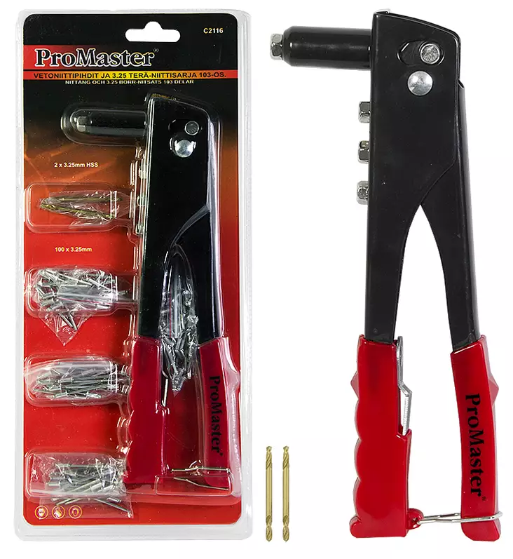 VETONIITTIPIHTI-PORA-NIITTISARJA 3.25 103-OS. - Vetoniittipihdit ja -niitit - 2755 - 1