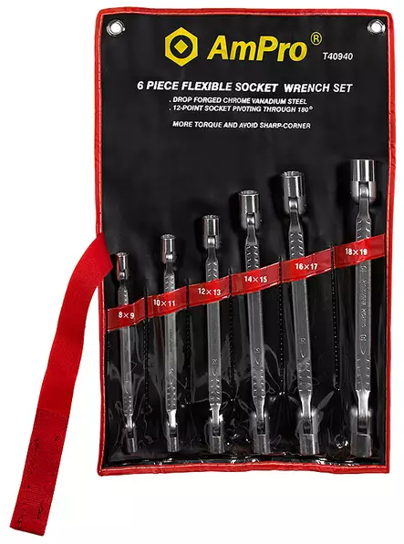 PIIPPUAVAINSARJA 6-OS. 8-19 MM - Piippuavaimet, lenkit ja avolenkit - 3746 - 2