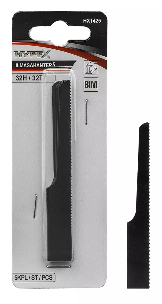 ILMASAHANTERÄ 32H/5KPL METALLI - Paineilmatarvikkeet - 19946 - 1