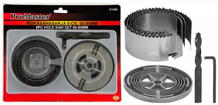 REIKÄSAHASARJA 8-OS. 60-95MM - Reikäsahasarjat - 2006 - 1