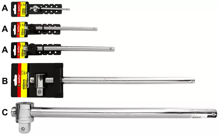 T-VÄÄNTIMET - Jatkovarret, vääntimet ja adapterit - 4416 - 1