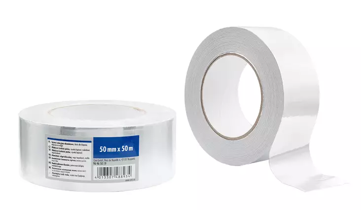 ALUMIINITEIPPI PAKSU 50MMX50M - Rajaus ja suojaus - 30856 - 1