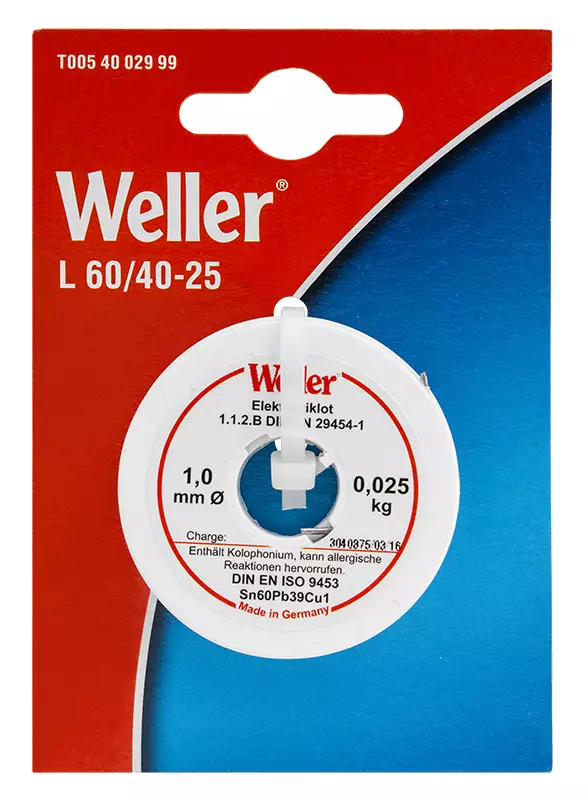 ELEKTRONIIKKATINA 1,0MM/25G - vain ammattikäyttöön - Ammattitinat, lyijylliset - 14326 - 1