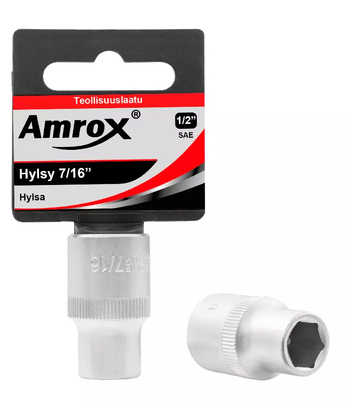 HYLSYT 1/2" 6PT TUUMA Amrox - Hylsyt 1/2" - 15836 - 1