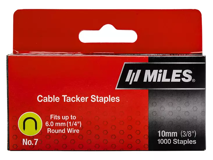 KAAPELINIITTI NO.7 10MM 1000KPL MILES - Nitojat ja niitit - 12766 - 1