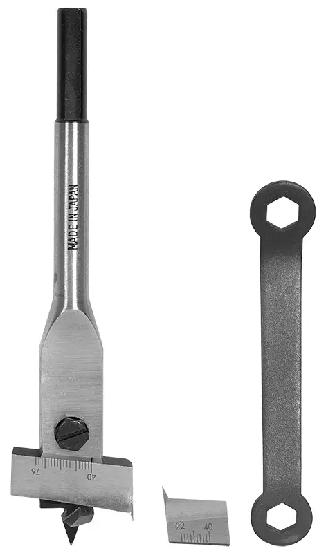 KONEPUUPORA 22-76 MM ASETELTAVA - Puuporanterät - 8646 - 1