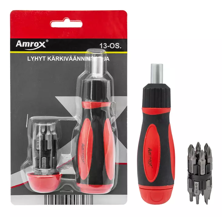 LYHYT KÄRKIVÄÄNNINSARJA 13-OS. - Ruuvauskärjet ja -sarjat - 18256 - 1