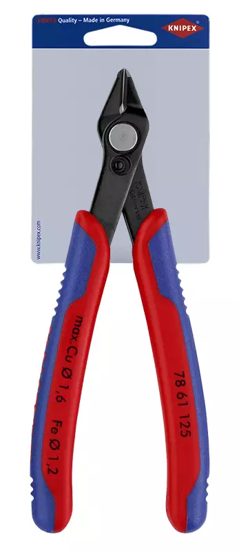 MIKROSIVULEIKKURIT 125 MM MEDIUM WIRE 1,2 MM - Elektroniikkapihdit ja tarkkuustyökalut - 6736 - 1