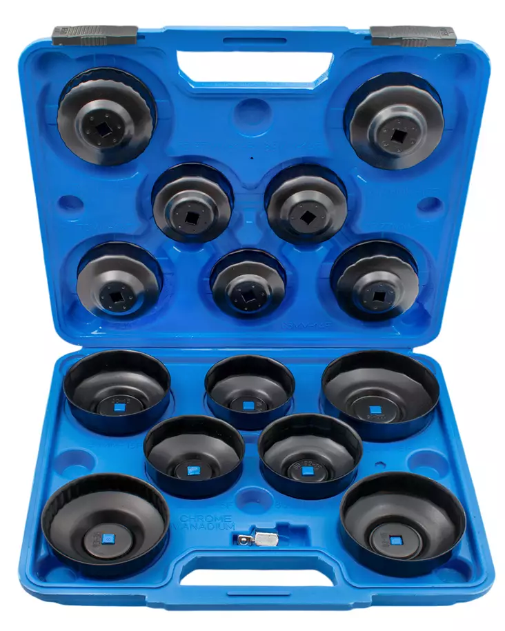 ÖLJYNSUODATINAVAINSARJA KUPPI 14-OS - Öljyroppu/ Suodatinavaimet - 17656 - 1