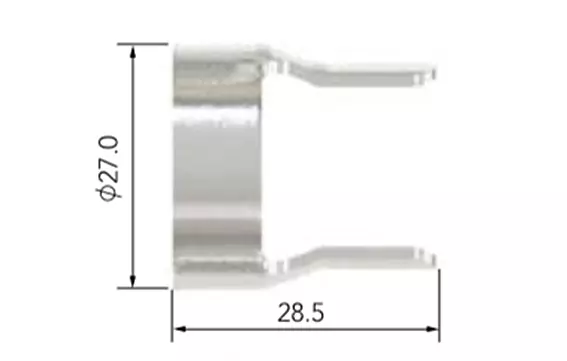 PLASMA OHJURI 2-SAKARAA P80 1 KPL - Plasma-Polttimet ja kulutusosat - 17056 - 1