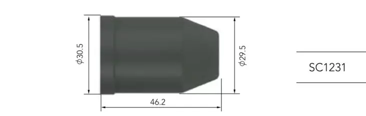 PLASMA SUOJAKUPU P120 1 KPL - Plasma-Polttimet ja kulutusosat - 17036 - 1