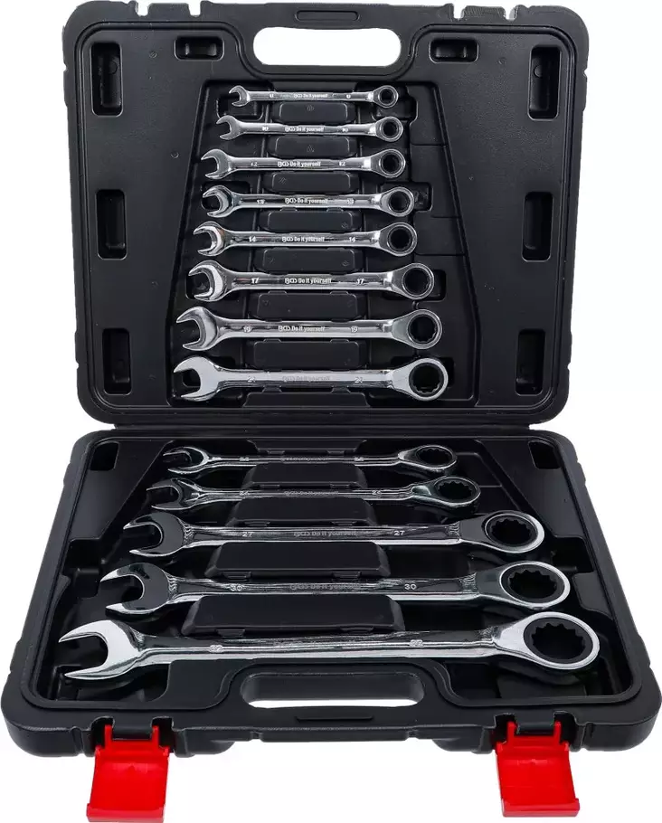 RÄIKKÄKIINTOAVAINSARJA 8 - 32 MM 13-OS. - Kiinto- ja räikkälenkkisarjat - 19736 - 1