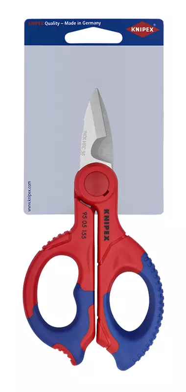 SÄHKÄRIN SAKSET KAAPELILEIKKURILLA + SUOJAKOTELO - Kaapeli- ja teräsköysileikkurit - 7826 - 1