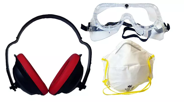 SUOJAINSARJA 3-OS - P1 luokan hengityssuojaimet - 606 - 1