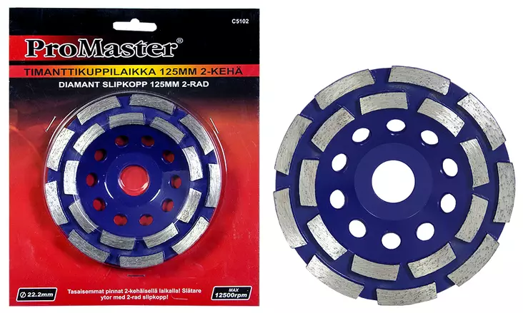 TIMANTTIKUPPILAIKKA 125MM 2-KEHÄ - Timanttikuppilaikat - 2766 - 1