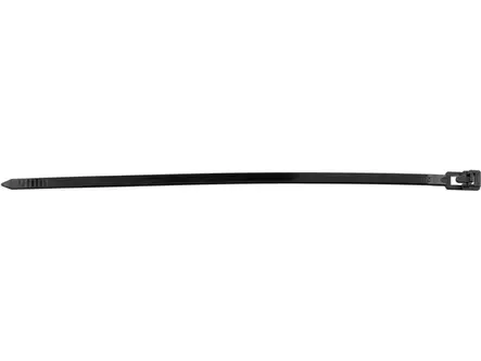 AVATTAVA NIPPUSIDE 4.8X200MM 100KPL MUSTA - Nippusiteet - 28137 - 2