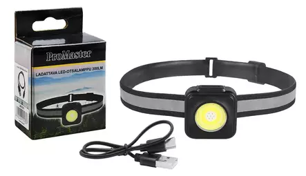 LED-OTSALAMPPU 300LM LADATTAVA - Käsivalaisimet - 30707 - 1