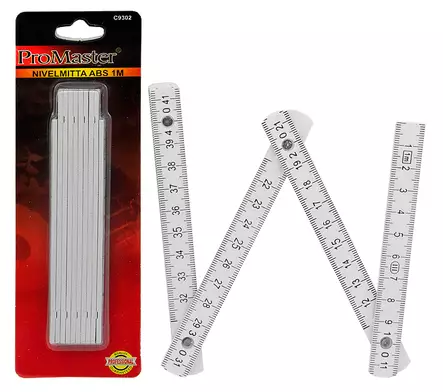 NIVELMITTA ABS 1M - Suorakulmat ja astemitat - 1657 - 1