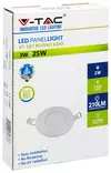 LED-PANEELI 3W PYÖREÄ 84MM 4500K - LED lamput E27 - 5437 - 3
