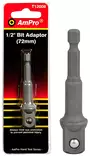HYLSYADAPTERI 1/2" X 72MM CRV - Jatkovarret, vääntimet ja adapterit - 927 - 1