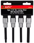 PITKÄ TORX-KÄRKIHYLSYSARJA 1/2" 4-OS. - Torx ja XZN-avaimet ja sarjat - 6047 - 1