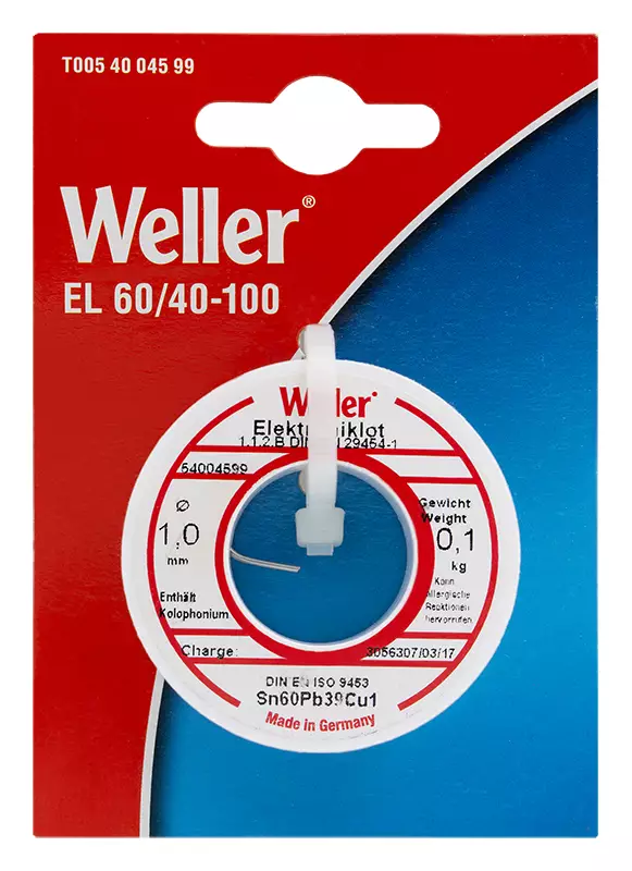 ELEKTRONIIKKATINA 1,0MM/100G - vain ammattikäyttöön - Ammattitinat, lyijylliset - 14327 - 1