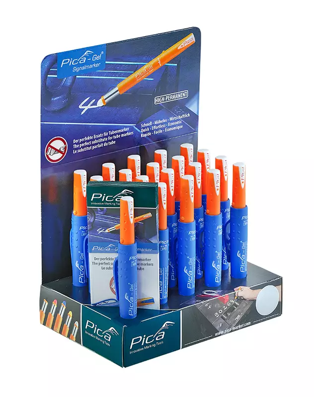 GEELIMERKINTÄKYNÄDISPLAY VALKOINEN - Merkintätuotteet - 6707 - 1