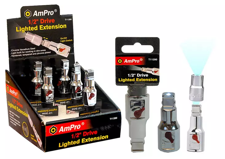 JATKOVARSI 1/2" 62MM VALOLLA - Jatkovarret, vääntimet ja adapterit - 957 - 1