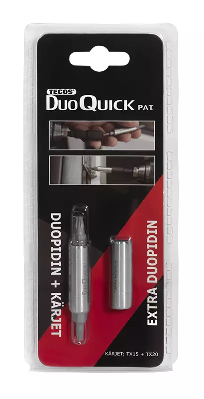 KÄRKIPIDIN MAGNEETILLA DUOQUICK 2 KPL + KÄRJET T15/T20 - Outlet - 12517 - 1
