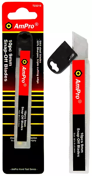 KATKOTERÄVEITSEN VARATERÄ 9MM 10KPL - Veitset ja varaterät - 1557 - 1