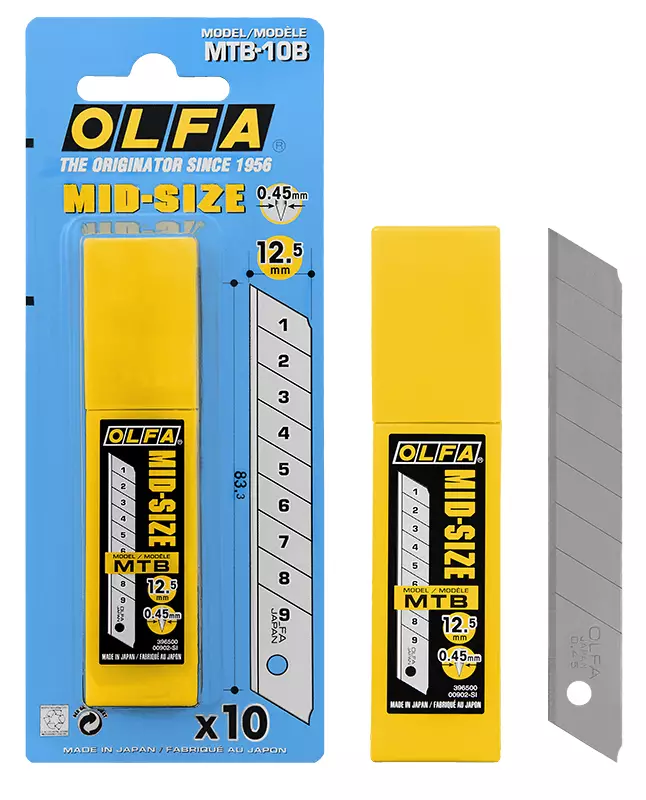 KATKOTERÄVEITSEN VARATERÄT DUAL 10KPL/PKT - Veitset ja varaterät - 13077 - 1