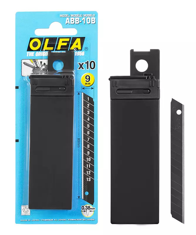 KATKOTERÄVEITSEN VARATERÄT ERIKOISTERÄVÄ 9MM 10KPL - Veitset ja varaterät - 7247 - 1