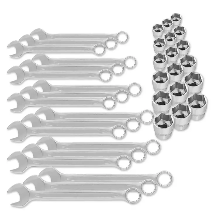 Kiintolenkit ja hylsyt 36 osaa - Avaintyökalut - 32247 - 1