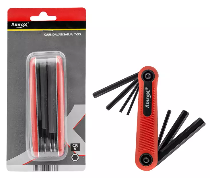 KUUSIOAVAINSARJA LINKKARI 7-OS. CRV - Kuusiokoloavaimet ja sarjat - 19097 - 1