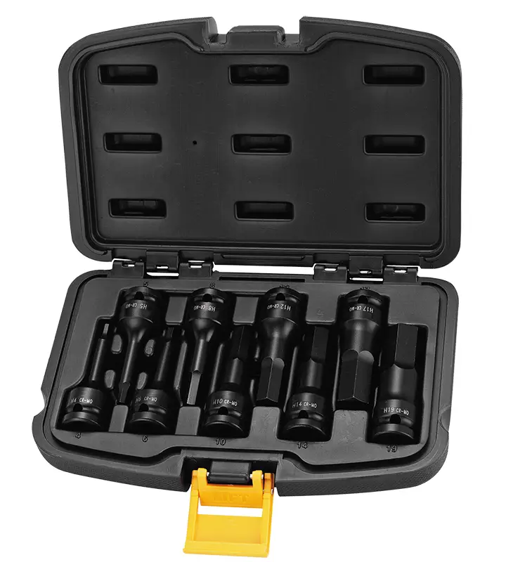 KUUSIOVOIMAHYLSYSARJA 1/2" 9-OS. - Kuusiokolo- ja torx voimahylsysarjat - 7497 - 1