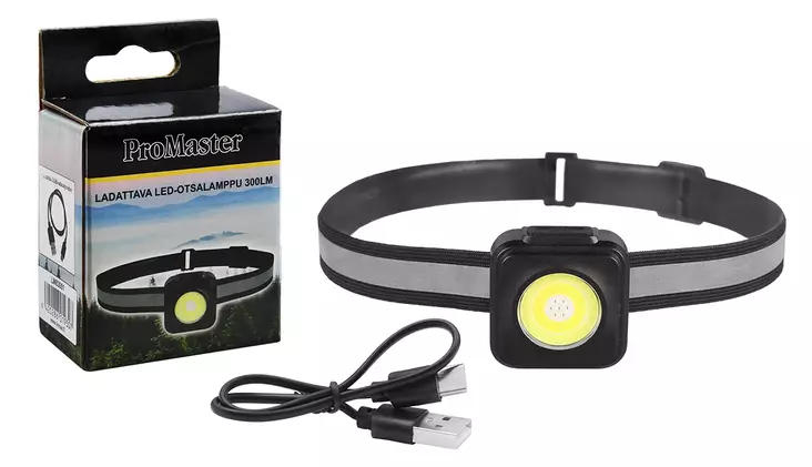 LED-OTSALAMPPU 300LM LADATTAVA - Käsivalaisimet - 30707 - 1