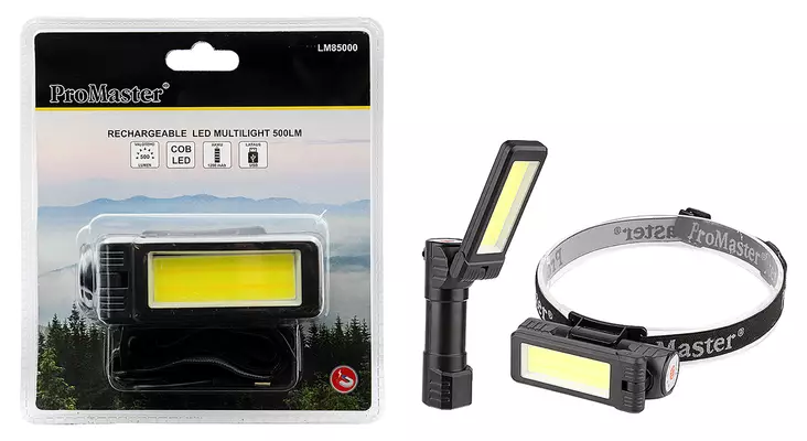 LED-OTSALAMPPU 500LM LADATTAVA - Otsavalaisimet - 32317 - 1