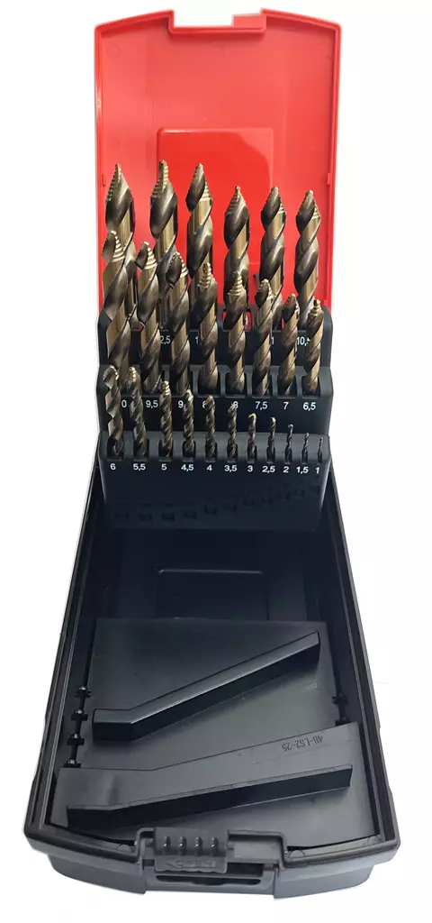 METALLIPORANTERÄSRJ. HSS-E CO5 SPEEDSTEP 25-OS.1-13MM - Kierukkaporasarjat HSS-G - 31737 - 1