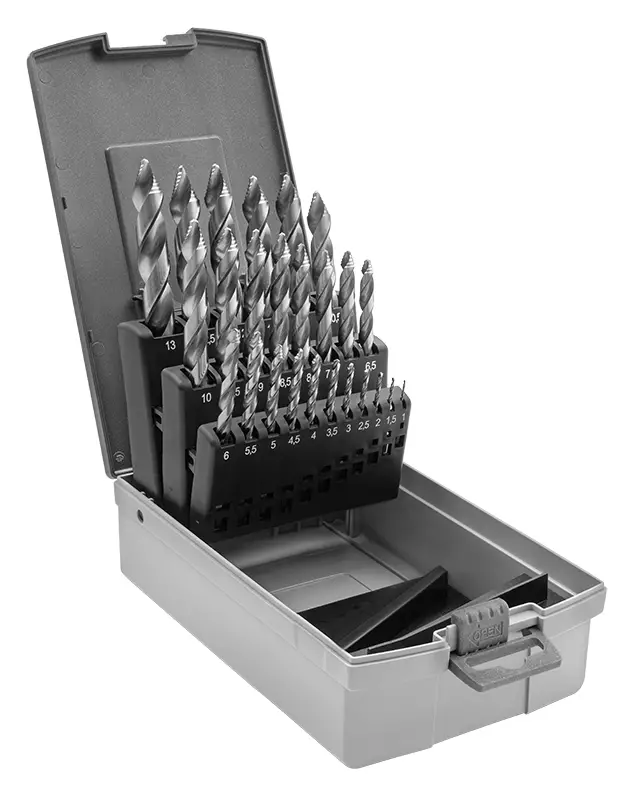 METALLIPORANTERÄSRJ. HSS SPEEDSTEP 25-OS.1-13MM - Kierukkaporasarjat HSS-G - 16397 - 1