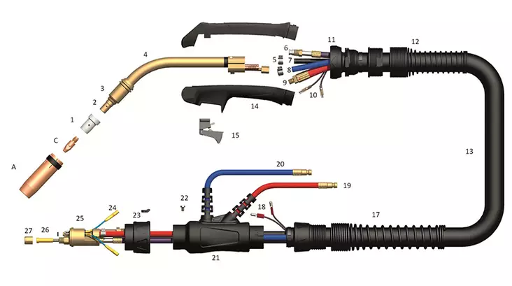 MIG-POLTTIMET Wameta - Mig-Polttimet ja kulutusosat - 17187 - 1