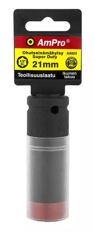OHUTSEINÄMÄHYLSY 1/2" 21 MM SUPER DUTY - Voimahylsy 1/2" pitkä - 7717 - 1